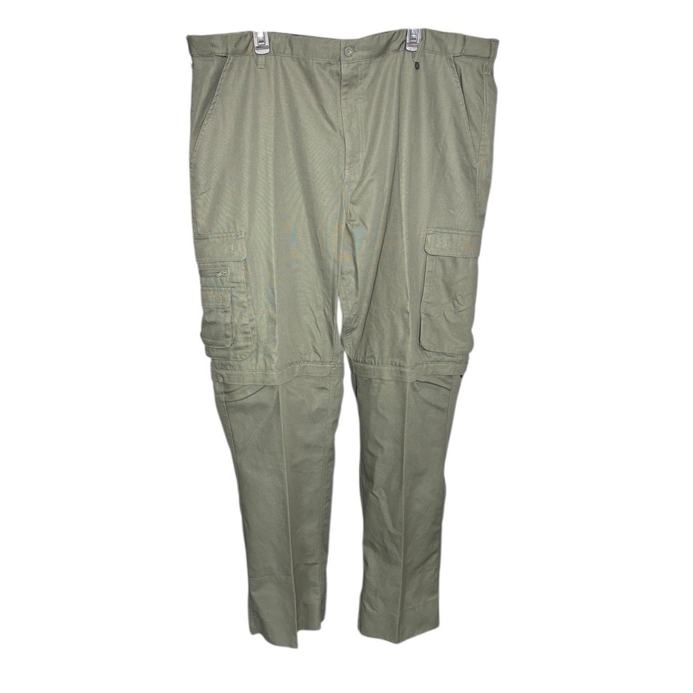 Boy Scouts Of America Convertible Cargo Pants Green Sz 48 Uniform Camping Hiking